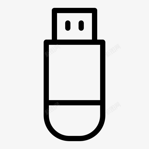 数据卡U盘图标svg_新图网 https://ixintu.com 数据