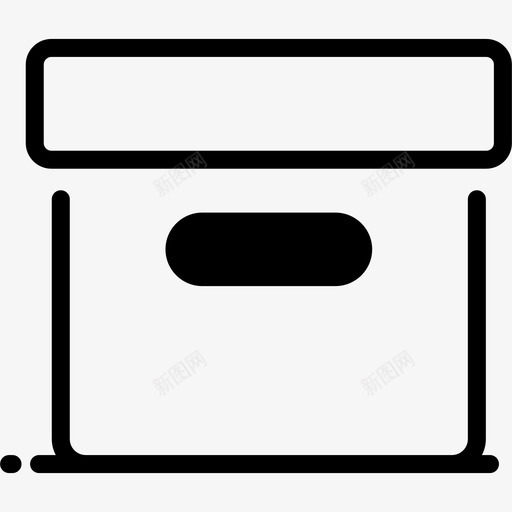 箱子数据文件图标svg_新图网 https://ixintu.com 仓库 办公室 数据 文件 箱子