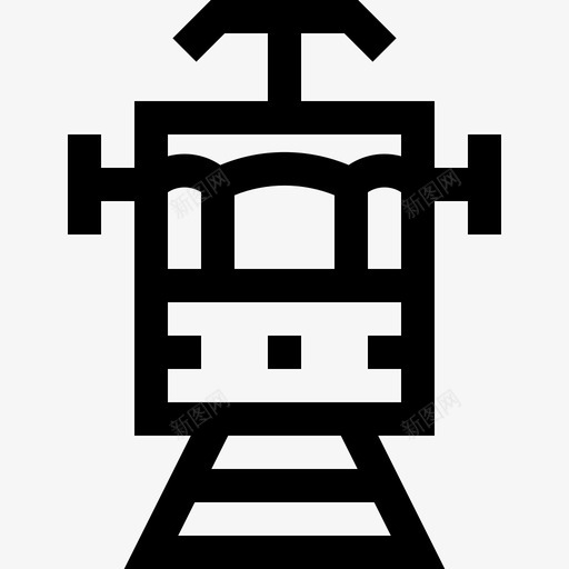 有轨电车葡萄牙直线型图标svg_新图网 https://ixintu.com 有轨 电车 直线 线型 葡萄牙