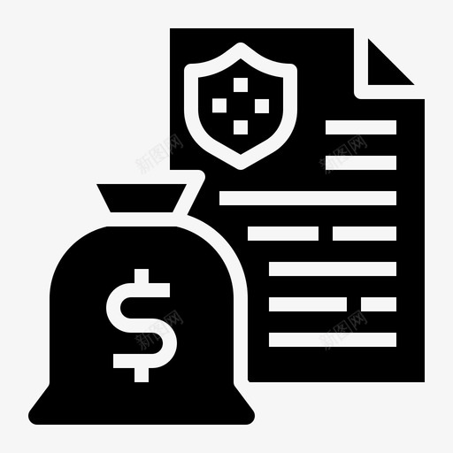 索赔保险44填充图标svg_新图网 https://ixintu.com 保险 填充 索赔