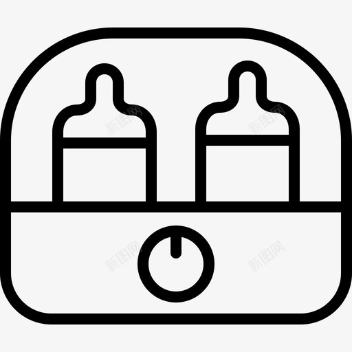 灭菌器奶瓶奶瓶消毒器图标svg_新图网 https://ixintu.com 奶瓶 奶瓶加热器 奶瓶消毒器 孕妇轮廓 灭菌器