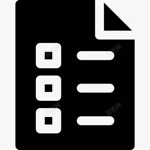 检查表教育227已填写图标svg_新图网 https://ixintu.com 填写 教育 检查表