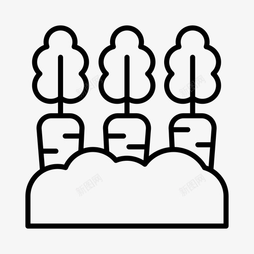 农作物农业农场图标svg_新图网 https://ixintu.com 农业 农作物 农场 种植 蔬菜