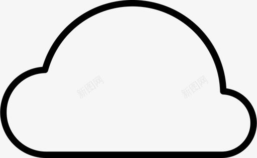云数据服务图标svg_新图网 https://ixintu.com 图标 天空 存储 数据 服务 设置