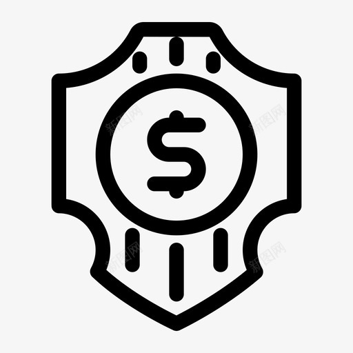 商业盾防火墙保护图标svg_新图网 https://ixintu.com 保护 办公工具 商业盾 安全 防火墙
