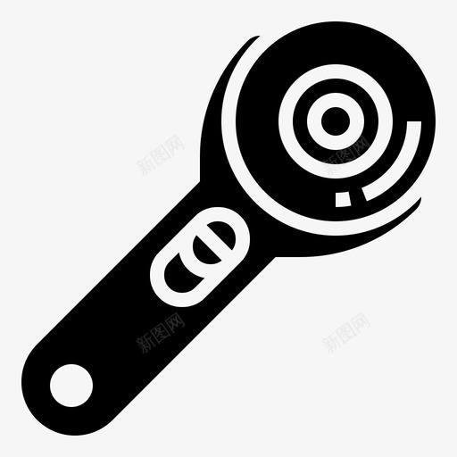 旋转切割机工艺设备图标svg_新图网 https://ixintu.com 切割机 图案 工艺 旋转 纺织品 缝制 设备