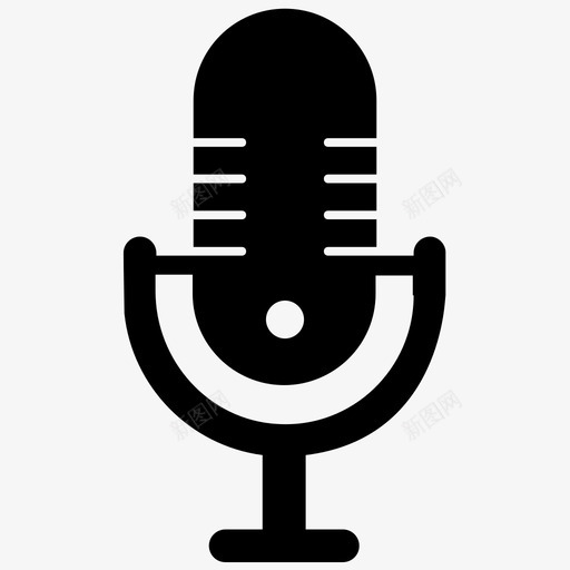 麦克风媒体录音话筒图标svg_新图网 https://ixintu.com 唱歌 图标 媒体 录音 立体 网络 话筒 通信 麦克风
