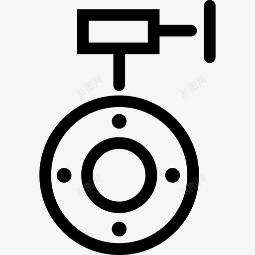 蝶阀简化版svg_新图网 https://ixintu.com 蝶阀简化版