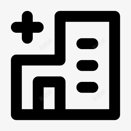 大楼医院医务室图标svg_新图网 https://ixintu.com 24号楼 中心 医务室 医疗 医院 大楼 奥林 疗养院