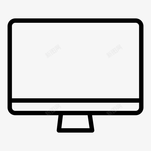 imac苹果电脑图标svg_新图网 https://ixintu.com imac 台式机 技术 显示器 电脑 苹果