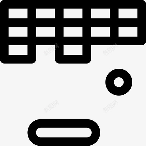 碎砖机游戏69线性图标svg_新图网 https://ixintu.com 游戏 碎砖机 线性