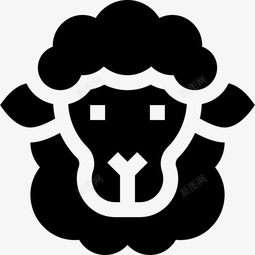 绵羊屠夫4填充图标svg_新图网 https://ixintu.com 填充 屠夫 绵羊
