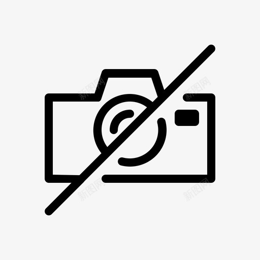 没有区域相机图标svg_新图网 https://ixintu.com 区域 摄影 有图片 机场 没有 相机 预防