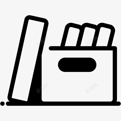 箱子数据文件图标svg_新图网 https://ixintu.com 仓库 办公室 数据 文件 箱子