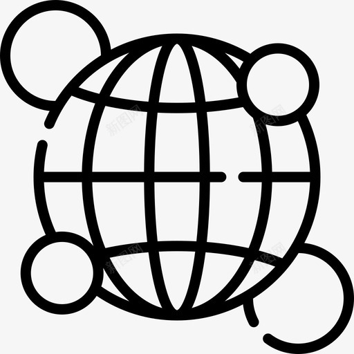 全球加密货币60线性图标svg_新图网 https://ixintu.com 全球 加密货币60 线性