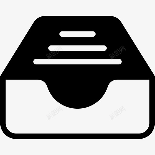 存储数据文档图标svg_新图网 https://ixintu.com 办公室 存储 收件箱 数据 文档 电子邮件