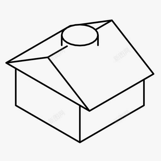 房子棋盘游戏家庭游戏图标svg_新图网 https://ixintu.com 垄断 家庭 房子 棋盘 游戏 片断