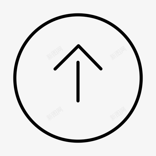 向上箭头上升指向图标svg_新图网 https://ixintu.com 上传 上升 向上 指向 箭头