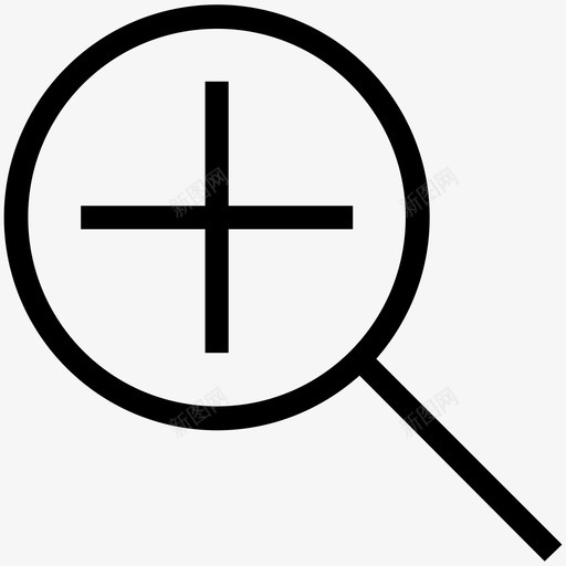放大查看搜索图标svg_新图网 https://ixintu.com 大小 搜索 放大 查看