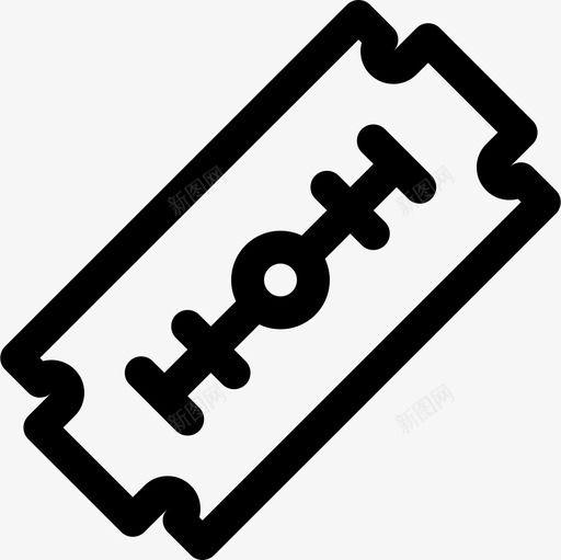 艺术美发理发店直线型图标svg_新图网 https://ixintu.com 理发店 直线 线型 美发 艺术设计