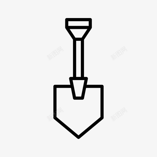 挖铲工具图标svg_新图网 https://ixintu.com 工具