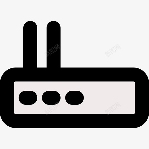 Wifi路由器技术设备1线性颜色图标svg_新图网 https://ixintu.com Wifi 技术 线性 设备 路由器 颜色