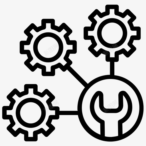 管理服务维护维修工具图标svg_新图网 https://ixintu.com 服务工具 管理服务 维修工具 维护 维护和服务图标 设置