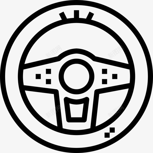 直列式赛车方向盘图标svg_新图网 https://ixintu.com 列式 方向盘 直列 赛车