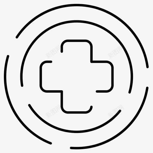 医院急救中心加号图标svg_新图网 https://ixintu.com 加号 医院 急救中心