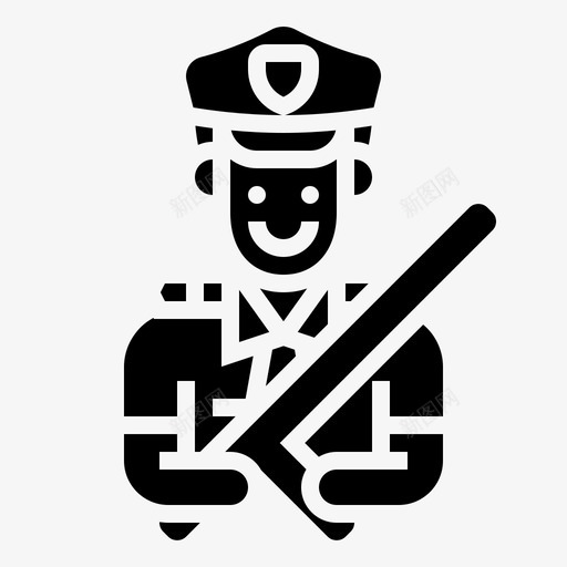 警察法律与司法39雕文图标svg_新图网 https://ixintu.com 司法 法律 警察 雕文