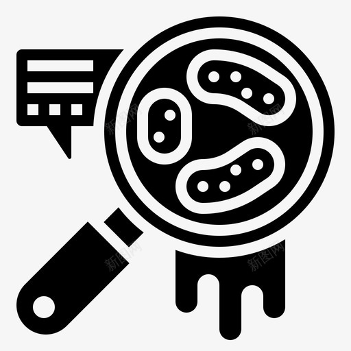 细菌疾病微生物图标svg_新图网 https://ixintu.com 微生物 疾病 病原体 细菌 药物