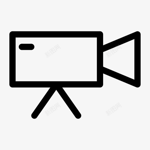 摄像机胶片电影图标svg_新图网 https://ixintu.com 媒体 技术 摄像机 电影 胶片