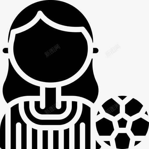 足球运动员职业20填充图标svg_新图网 https://ixintu.com 填充 职业 足球 运动员
