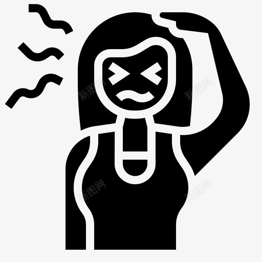 疾病过敏5字形图标svg_新图网 https://ixintu.com 字形 疾病 过敏