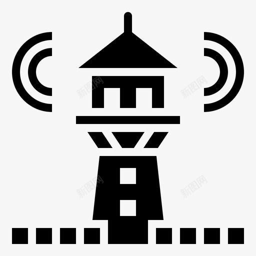 灯塔救援7雕文图标svg_新图网 https://ixintu.com 救援 灯塔 雕文