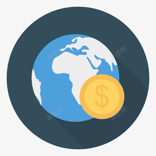 世界金融125循环图标svg_新图网 https://ixintu.com 世界 循环 金融