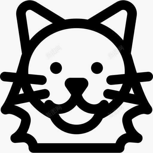 喜马拉雅猫猫品种5直系图标svg_新图网 https://ixintu.com 品种 喜马拉雅 直系