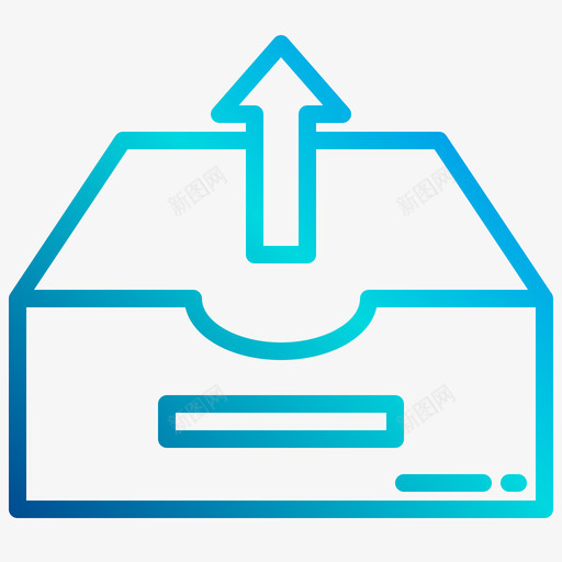 发件箱对话9线性梯度图标svg_新图网 https://ixintu.com 发件箱 对话 梯度 线性