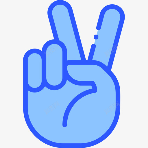 字母V聋字母4蓝色图标svg_新图网 https://ixintu.com 字母 蓝色