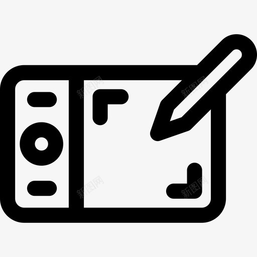 图形板平面师30线性图标svg_新图网 https://ixintu.com 图形 平面 平面设计 线性 设计师
