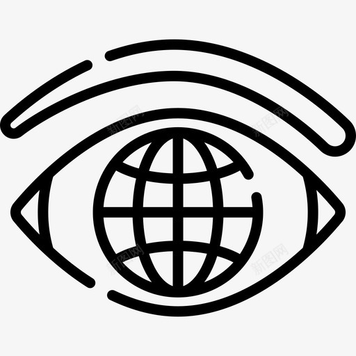 互联网成瘾4线性图标svg_新图网 https://ixintu.com 互联网 成瘾 线性