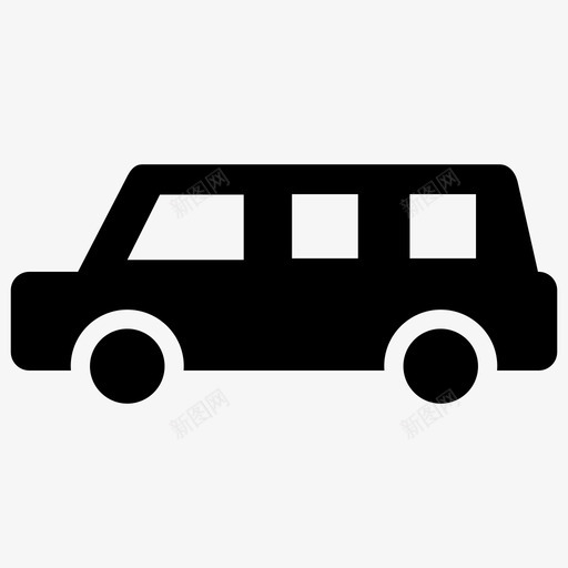 露营车探险汽车图标svg_新图网 https://ixintu.com 公路 商队 探险 旅行 汽车 露营 驾驶