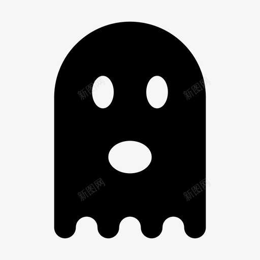 鬼可爱万圣节图标svg_新图网 https://ixintu.com 万圣节 可爱 幽灵 恐怖
