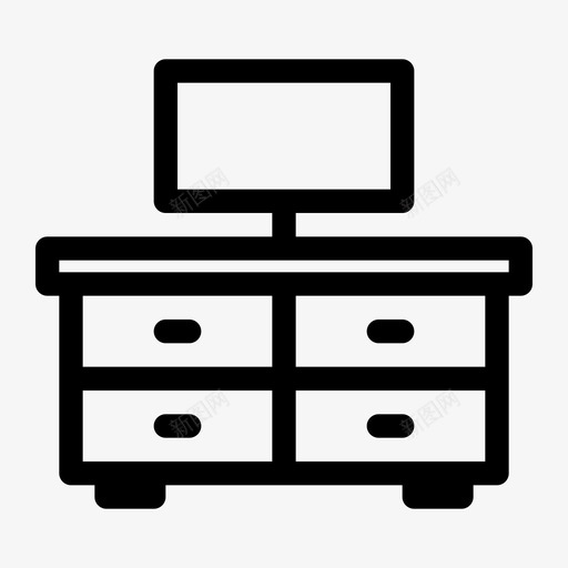 衣柜橱柜箱子图标svg_新图网 https://ixintu.com 家具 家用 抽屉 木制室内 橱柜 箱子 衣柜