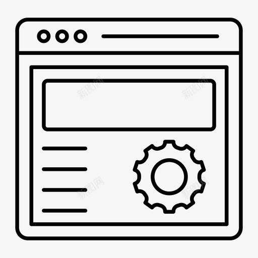 网页设置搜索引擎优化技术网页图标svg_新图网 https://ixintu.com 优化 开发 开发网 技术 搜索引擎 维护 网页 网页设计 设置