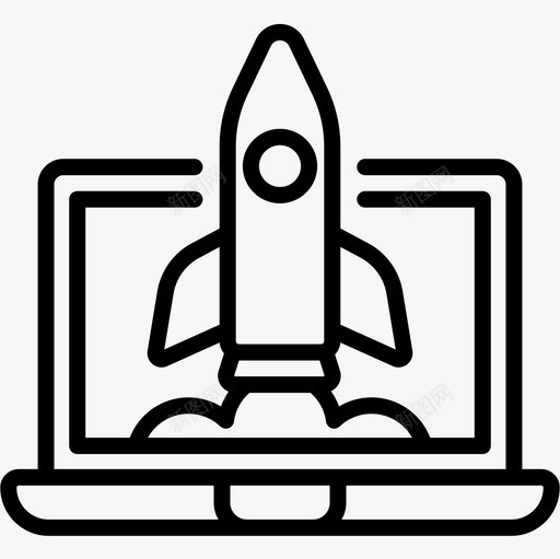 初创公司数字服务12线性图标svg_新图网 https://ixintu.com 初创公司 数字服务12 线性