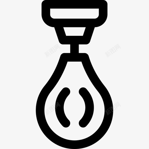击球64号健身房直线型图标svg_新图网 https://ixintu.com 64号 健身房 击球 直线 线型