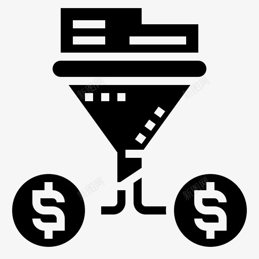 筛选分析鉴别图标svg_新图网 https://ixintu.com 产品管理标志符号 信息 分析 筛选 鉴别
