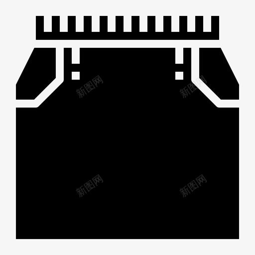 裙子衣服119填充图标svg_新图网 https://ixintu.com 填充 衣服 裙子