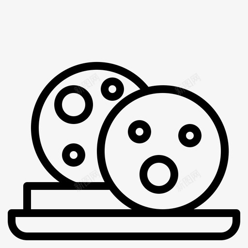 曲奇咖啡店105直线型图标svg_新图网 https://ixintu.com 咖啡店 曲奇 直线 线型